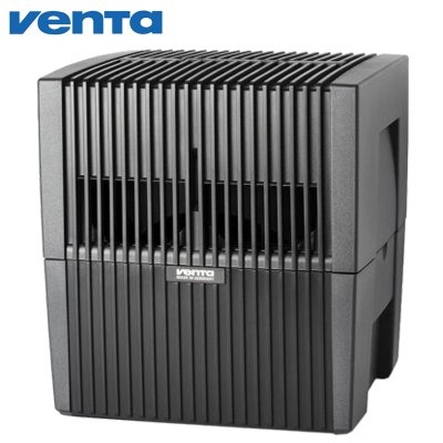 VENTA 康特空气净化器 LW25 家用卧室水过滤净化加湿 无耗材 德国进口(黑色)