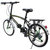 跑狼BMX花式街车小轮车表演自行车极限车DS909(带衣架黑绿色)第2张高清大图