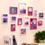 龟兔 现代照片墙贴客厅地中海欧式相框组合挂墙卧室儿童小相片墙创意(纯白蓝)第2张高清大图