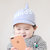 春秋冬女宝宝帽子男童儿童棒球婴儿鸭舌帽0-3-6-12个月小孩韩版潮(藏青色)第4张高清大图