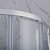 JOMOO九牧 整体浴室 钢化玻璃淋浴房 弧形淋浴房 M312/M412（石基不包安装）拍下30天内发货。(900*900*1850)第4张高清大图