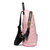 海谜璃(HMILY)新款女包 头层牛皮女士双肩包 时尚简约版型女背包 H6915(粉色)第3张高清大图