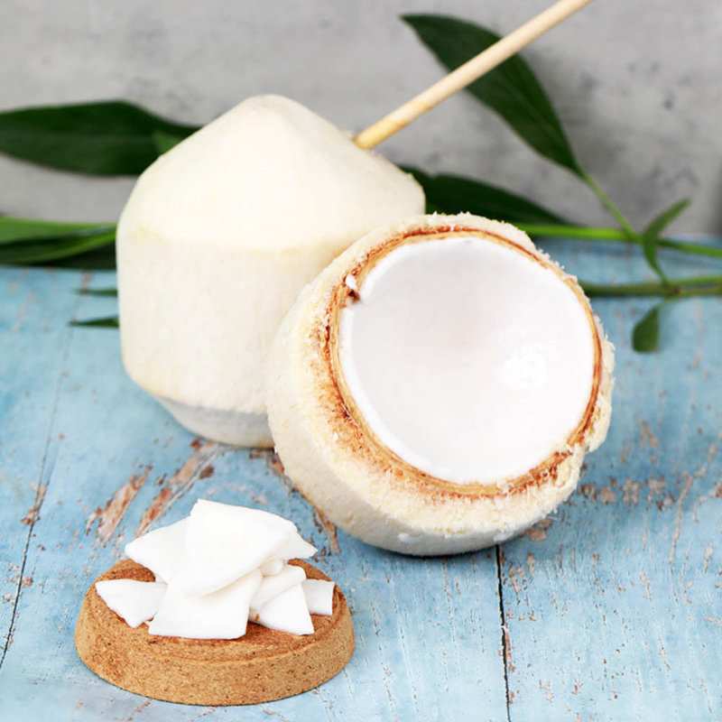 佳沃原箱泰国进口香水椰青9枚装单果900g新鲜奶肉椰香浓郁顺丰包邮