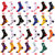 篮球袜球队袜秋冬高筒中筒科比库里詹姆斯运动实战长筒高帮男袜23(四双加厚（34.30.33.36） 均码)第5张高清大图
