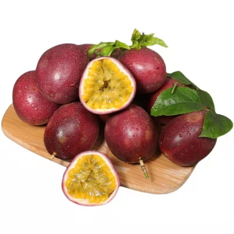张记鲜源云南紫皮百香果iuv爆款净重2斤单果60g起酸甜爽口肉满多汁