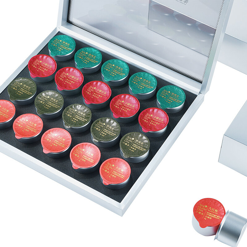 小罐茶银罐拼装茶礼20款共80g特级大红袍铁观音清香大红袍小罐红茶