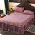 纯色欧式珊瑚绒加厚保暖床裙床罩单件1.5m1.8m2.0m防滑床单床笠套(豆沙)第2张高清大图