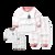 婴皇圣堡春秋儿童内衣套装男秋衣女宝宝长袖婴儿0-3岁家居服两件套睡衣(66cm 浅红)第5张高清大图