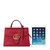 Gucci古驰GGMARMONT系列女士红色牛皮金色双G互扣手提包红色 时尚百搭第7张高清大图
