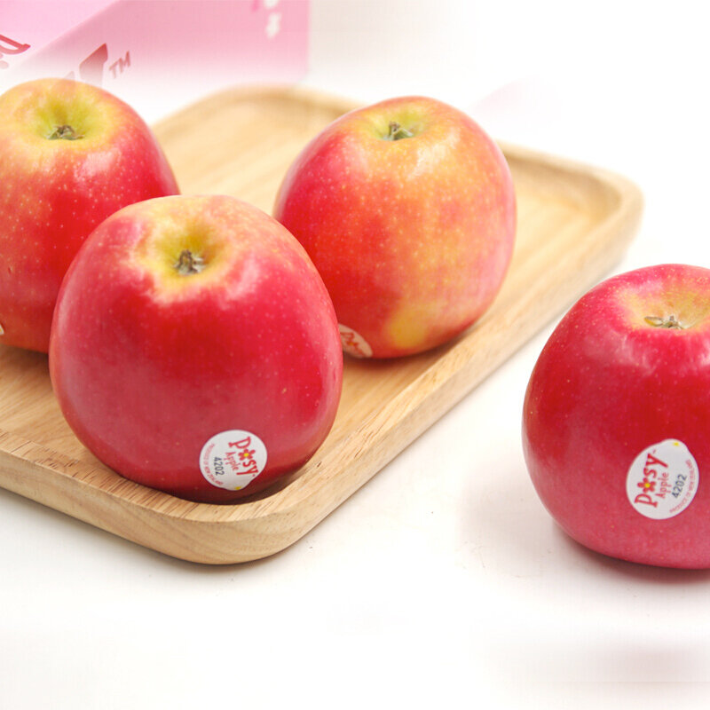 京觅新西兰特级posy小花苹果8粒定制礼盒装单果重约120150g生鲜水果