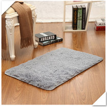 丝毛地毯地垫适用于客厅门厅厨房卫浴等各部位(丝毛浅紫色 40cmx60cm)