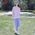 安踏女套头衫JOY女套头卫衣2022春季 AP6749XL码紫 国美甄选商品第3张高清大图