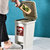 垃圾桶大号家用卫生间客厅卧室厨房厕所双开式带盖脚踏垃圾桶纸篓(15L-双开式（米色）)第5张高清大图